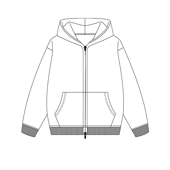 Aiqi Maßgefertigte Zip-Hoodies im Großhandel