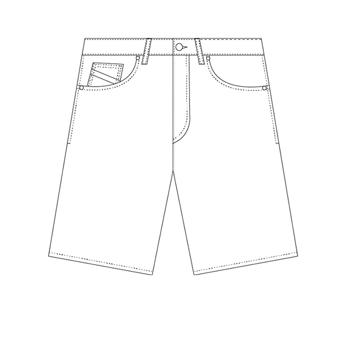 Short jeans