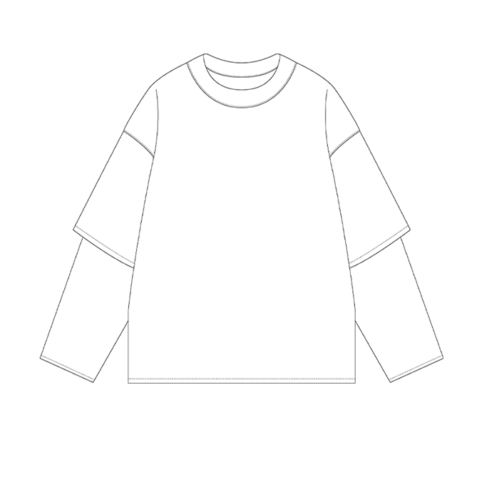 Aiqi Individuell bestickte Trend-T-Shirts für Herren