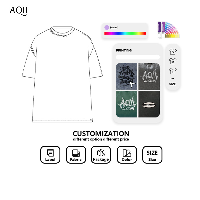 Aqii - 100% Baumwolle T-Shirts im Großhandel